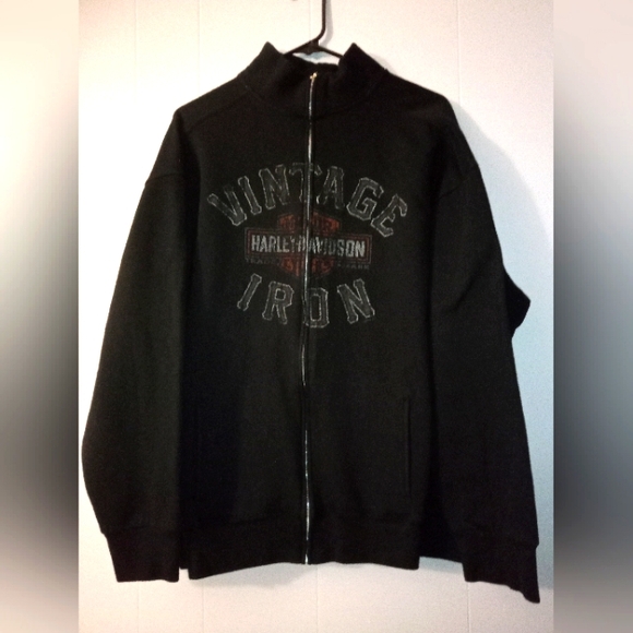 Harley Davidson Barbados Zip Up Sweatshirt - Picture 1 of 10